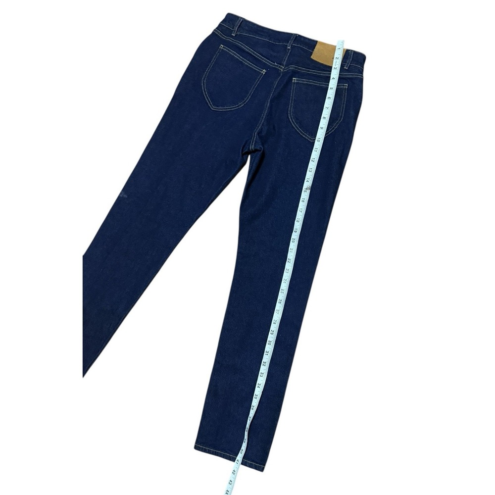 Tecovas Jeans Womens Size 29 Stovepipe Western Goods Dark Wash Blue Denim Pant - Picture 5 of 5